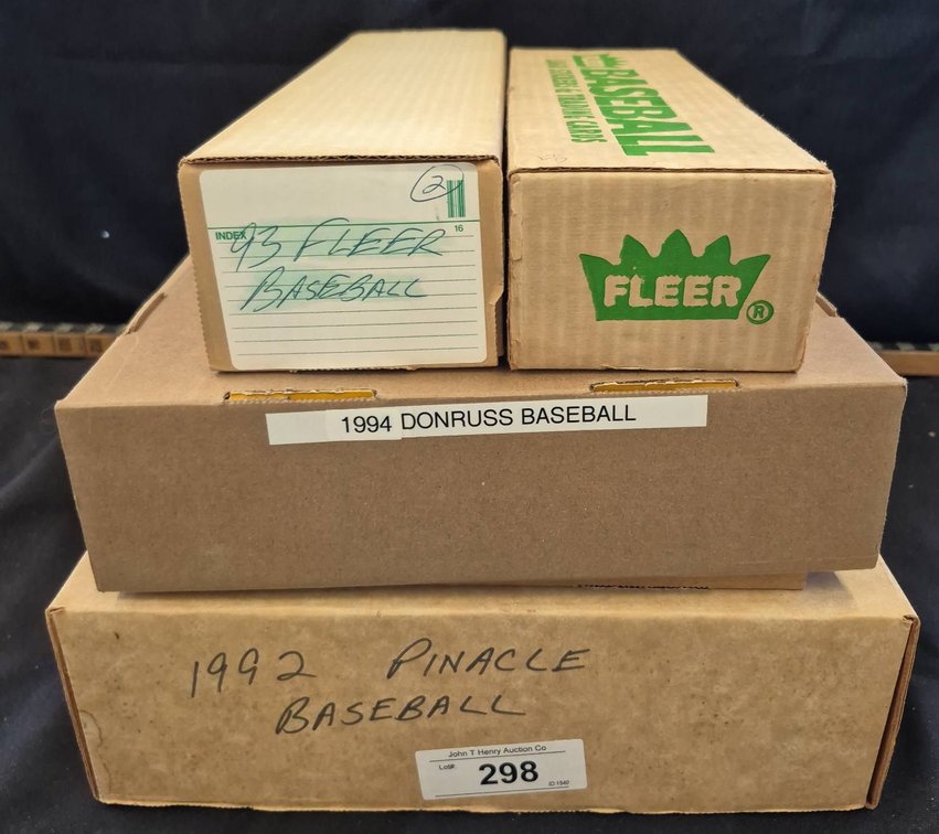 Baseball Card Lots Fleer Donruss Pinnacle 1990s