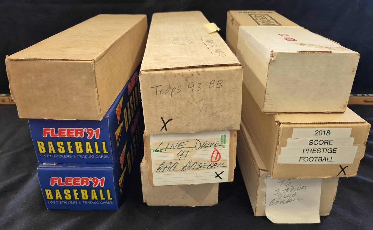 Sports Trading Cards Lot Baseball Football