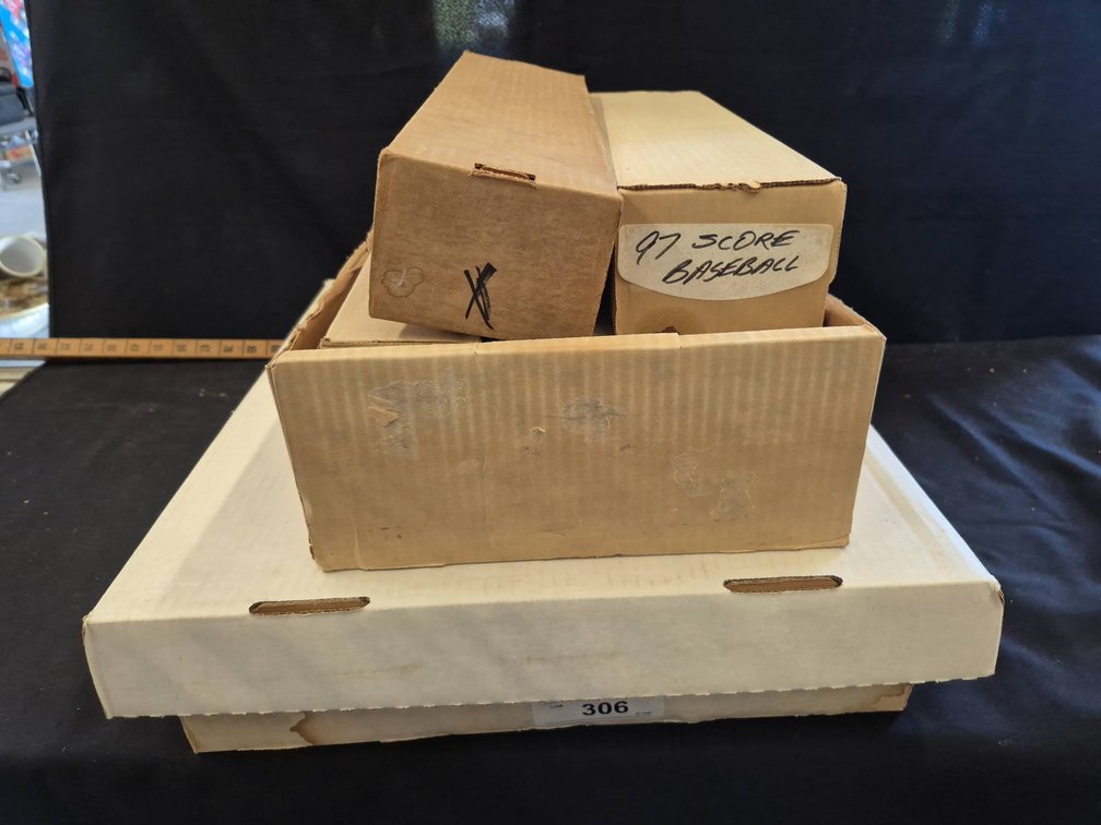 Sports Trading Cards in Boxes