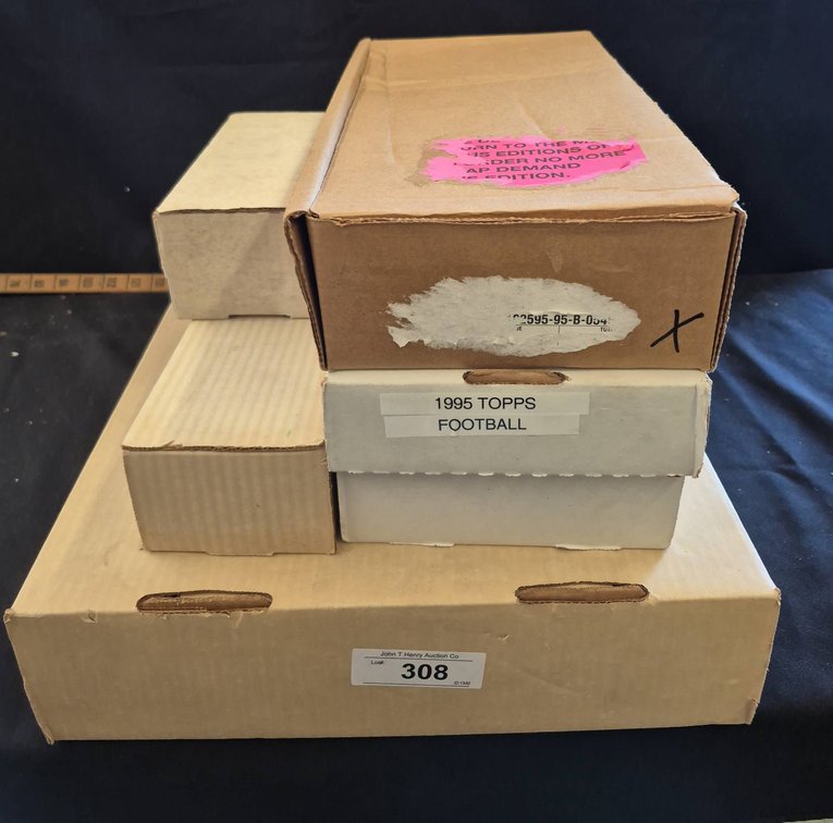 Sports Trading Cards in Boxes