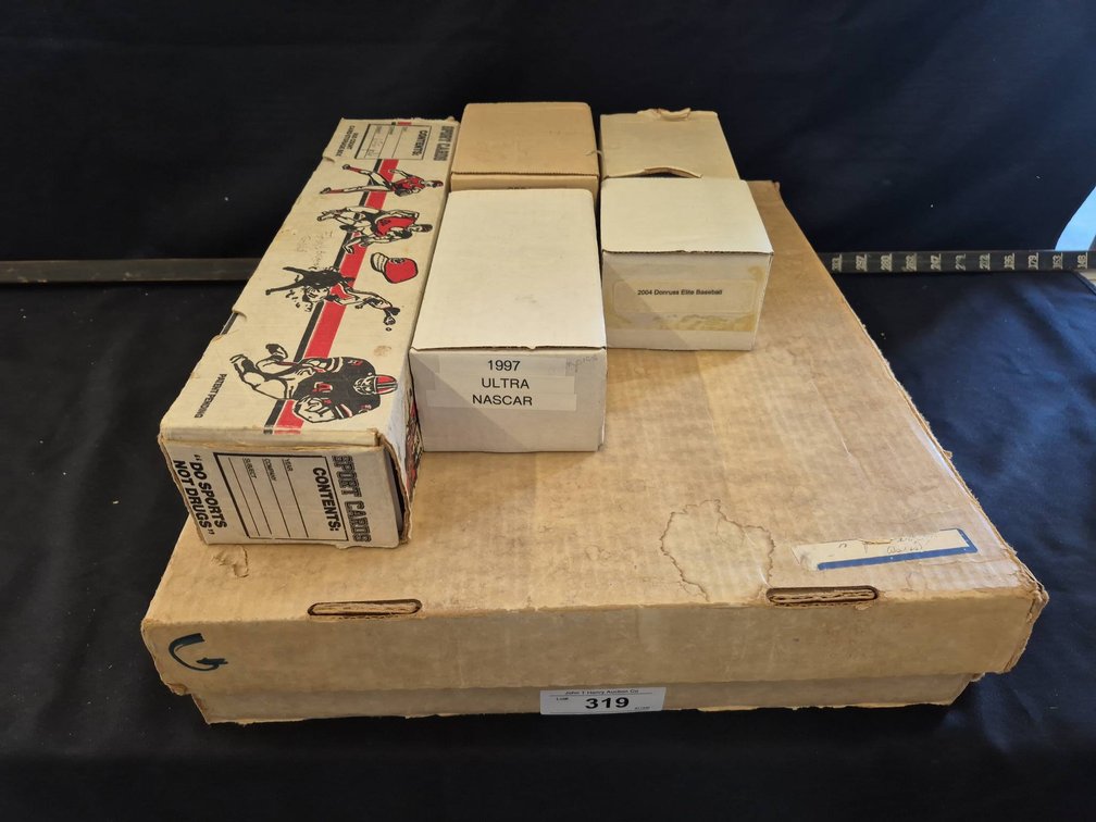 Sports Trading Cards In Boxes