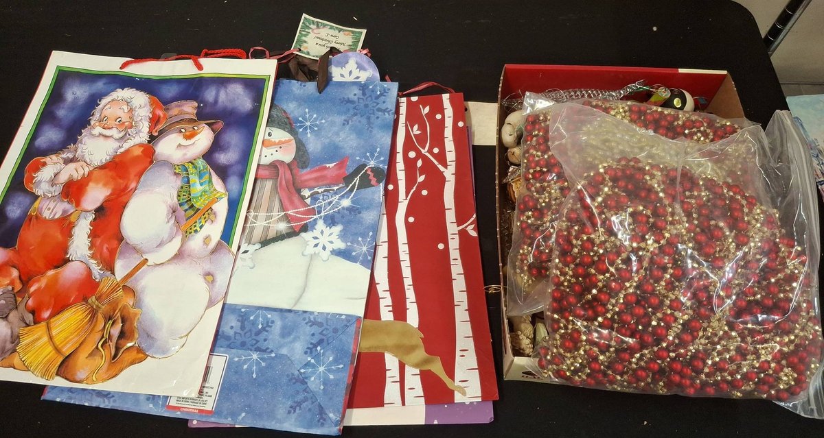 Christmas Gift Bags And Ornaments