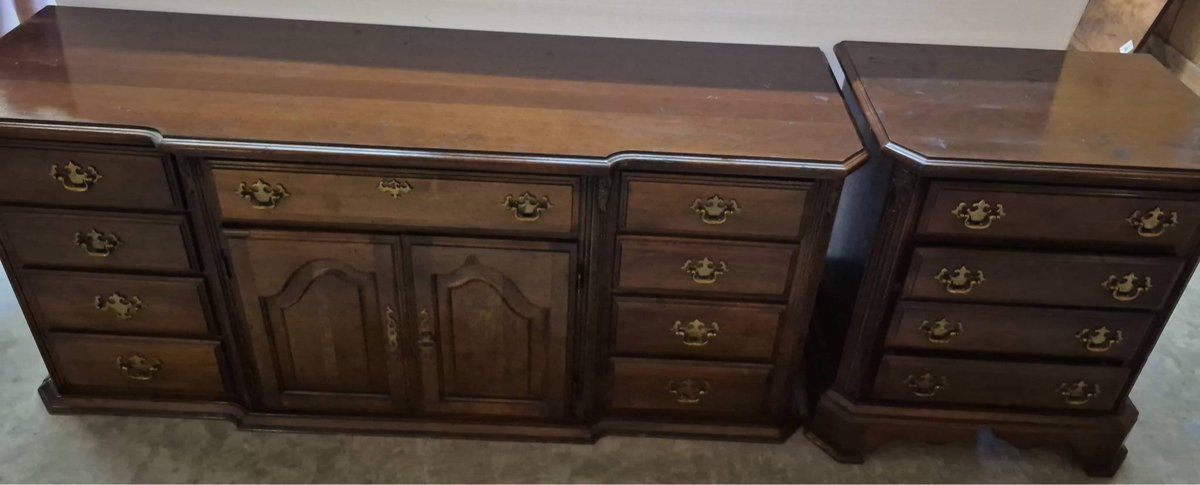 Rock City Dresser and Chest, Wood, 70x19x28