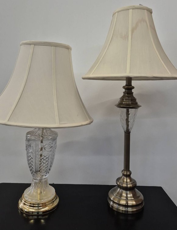 Table Lamps With Shades, 32" Tall