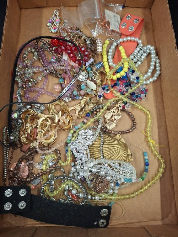 Costume Jewelry Lot Bracelets Necklaces