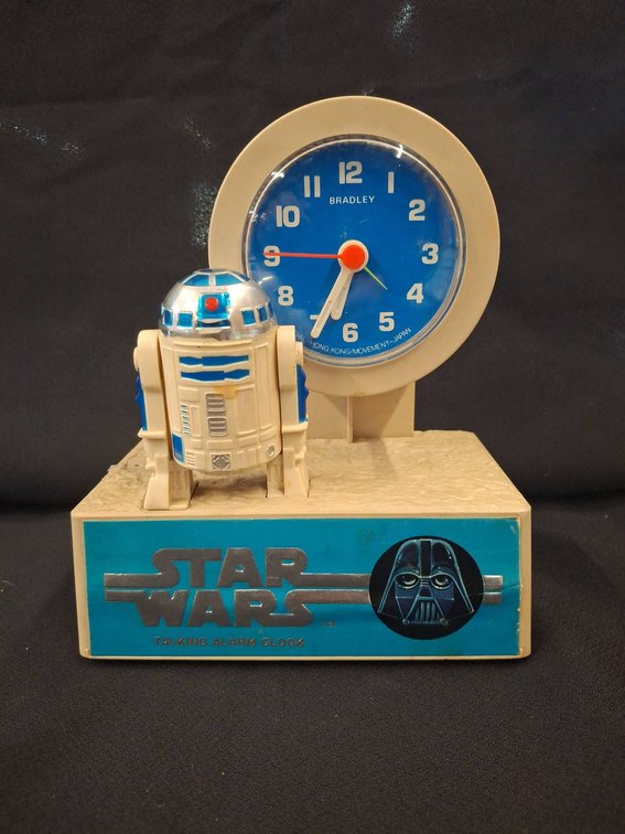 Star Wars Bradley R2-D2 Talking Alarm Clock 1980