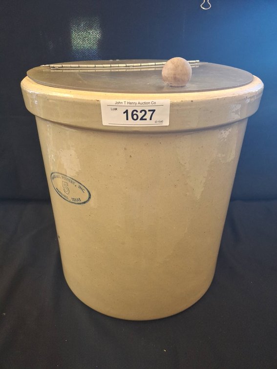Marshall Pottery 5-Gallon Crock with Lid