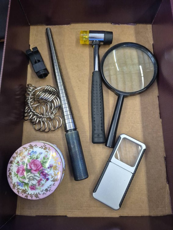Jewelry Tools Lot With Norleans Trinket Box