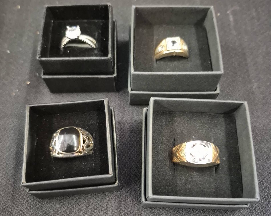 4 Men's and Women's Rings Assorted Styles
