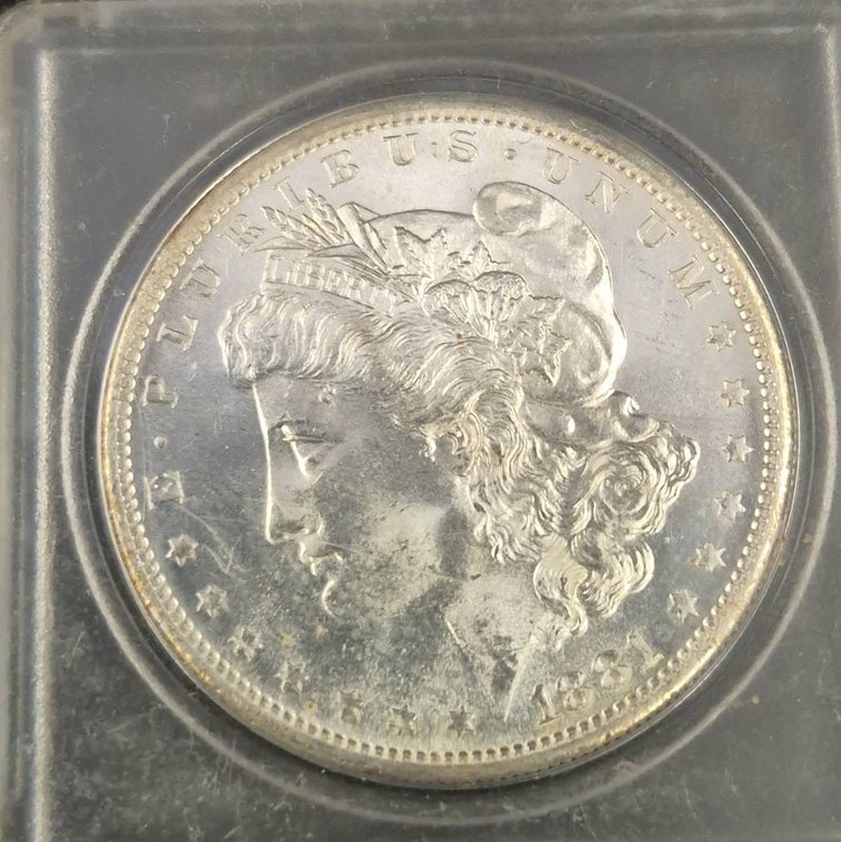 1881 Morgan Silver Dollar S Mint Mark