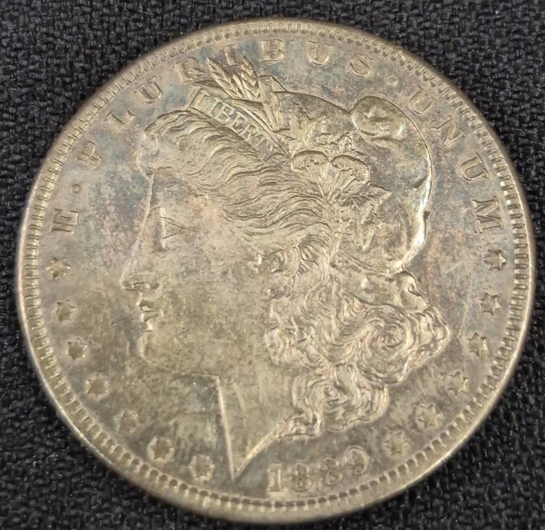 1889 Morgan Silver Dollar US Coin