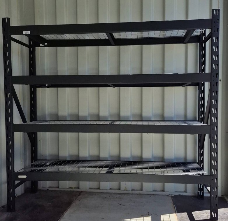 Heavy Duty Metal Shelving Unit 77x24x72 Inch