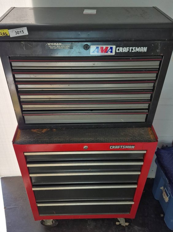 Craftsman Tool Chest Set 27x18x36 No Contents