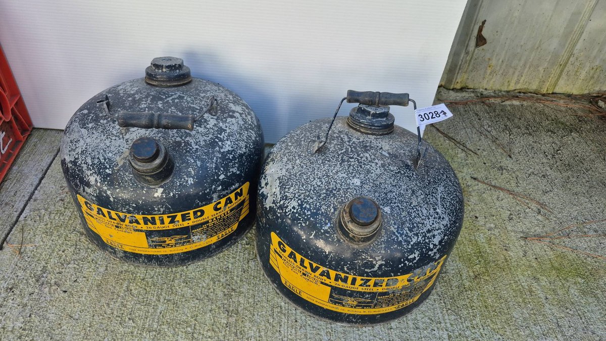 Eagle Galvanized Steel Cans