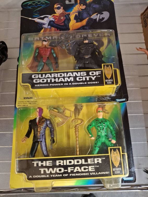 Batman Forever Figure Sets, Kenner, 2 Sets