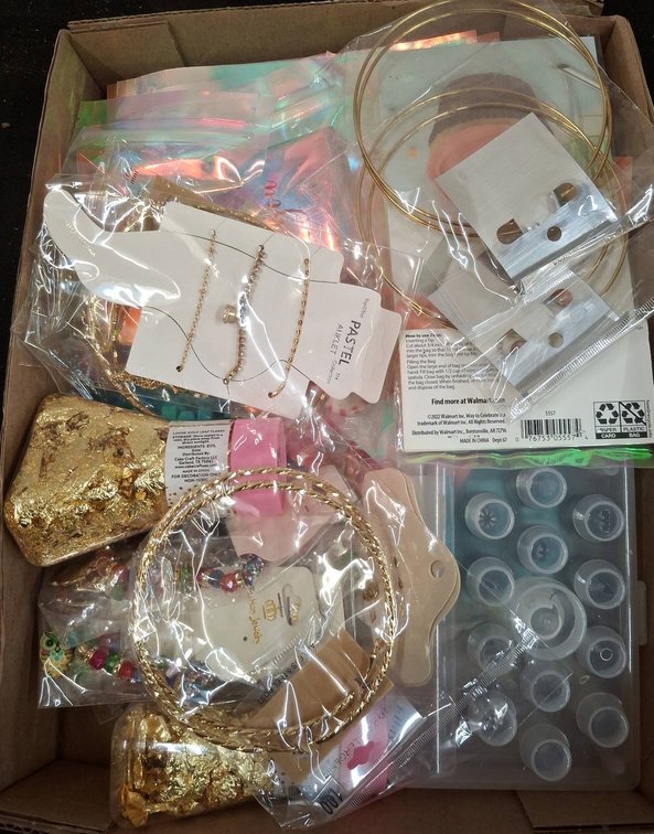 Jewelry Making And Baking Supplies Lot