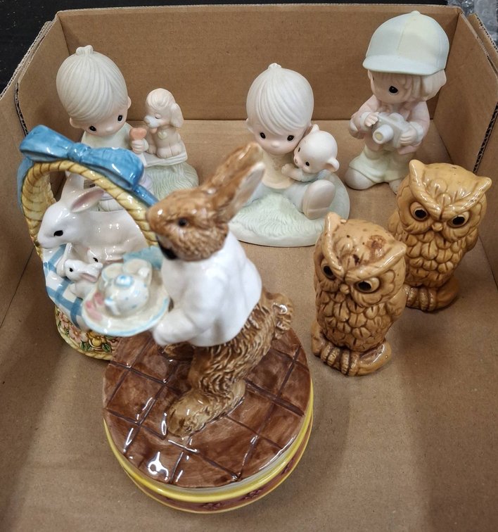Figurine Lot: Precious Moments, Otagiri, Schmid