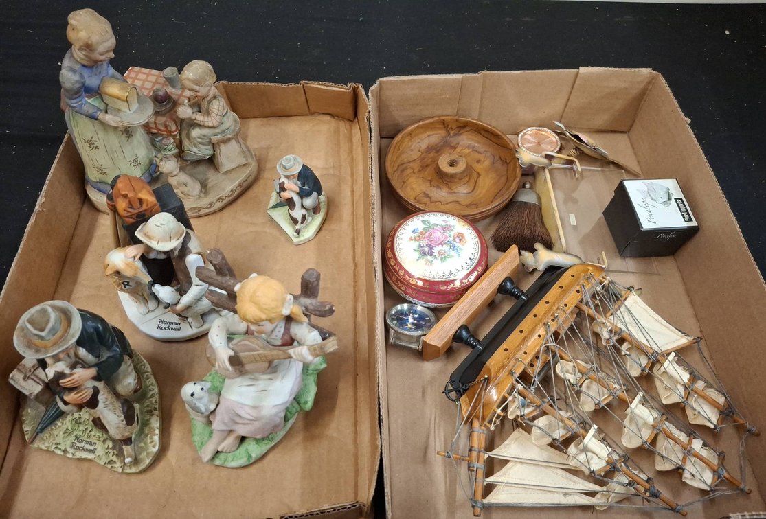 Norman Rockwell Figurines & Decorative Lot