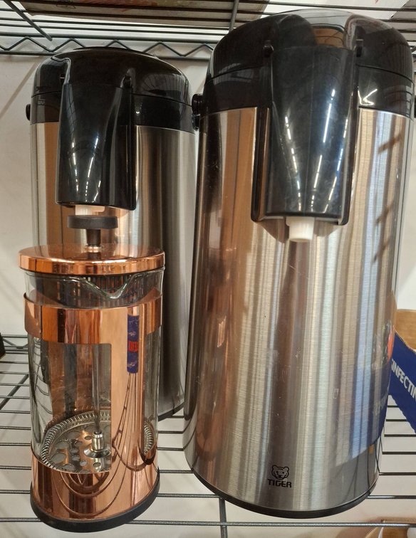 Tiger Stainless Steel Airpots and French Press