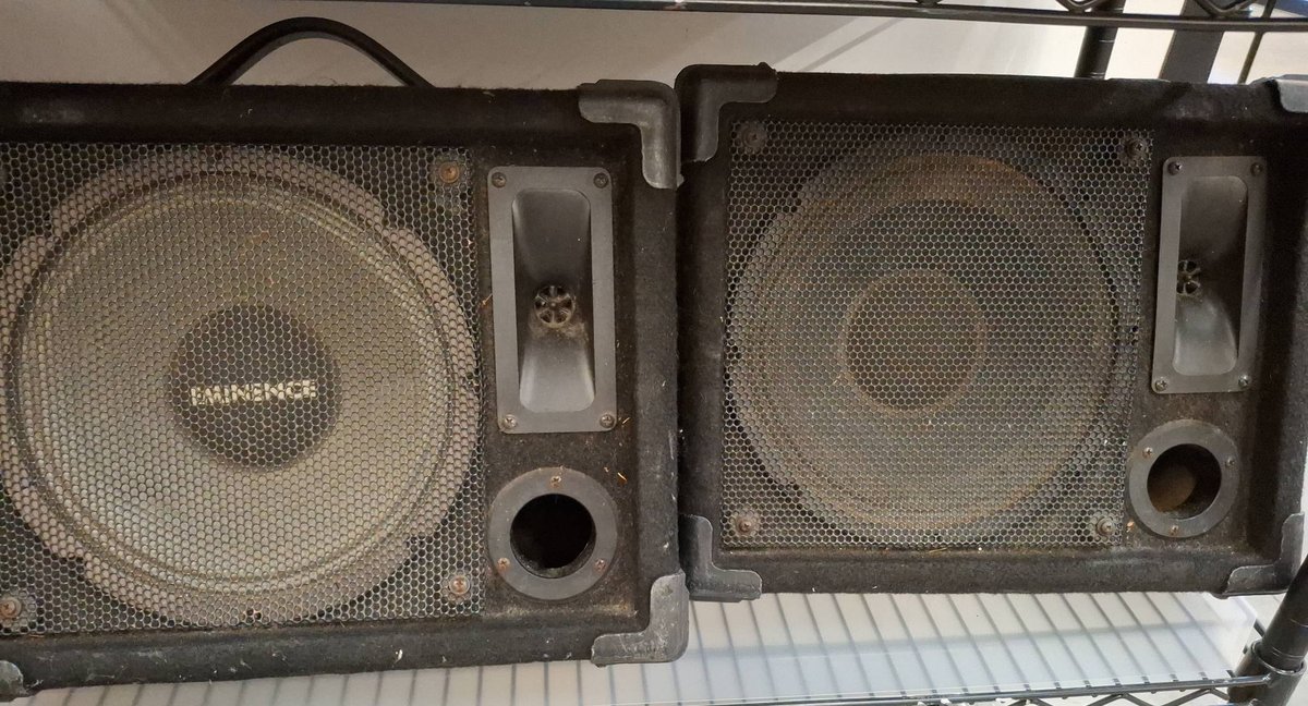 Crate UFM10P Speaker Enclosures Pair