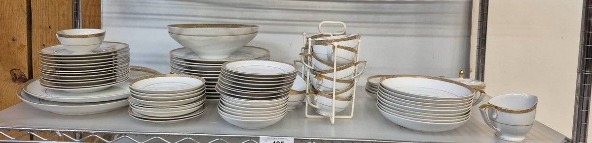 Mikasa Olympus Fine China Dinnerware Set Japan