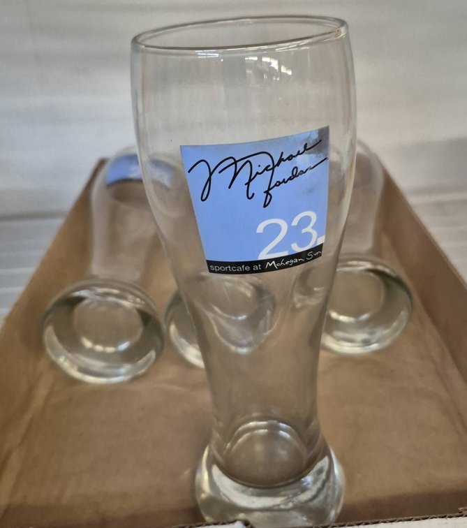 4 Clear Glass Tumblers
