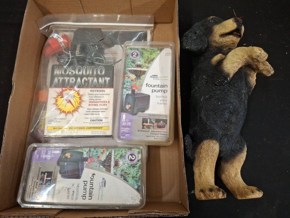 Fountain Pumps, Mosquito Attractant, puppy Figure