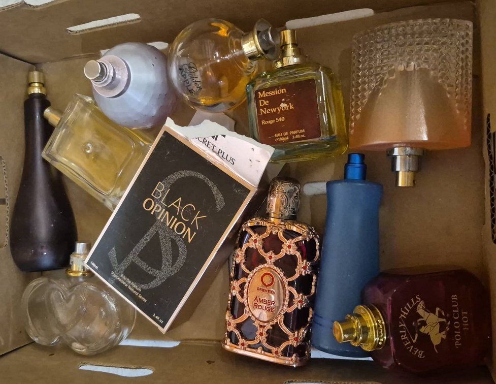 Perfume Bottles Lot With Box