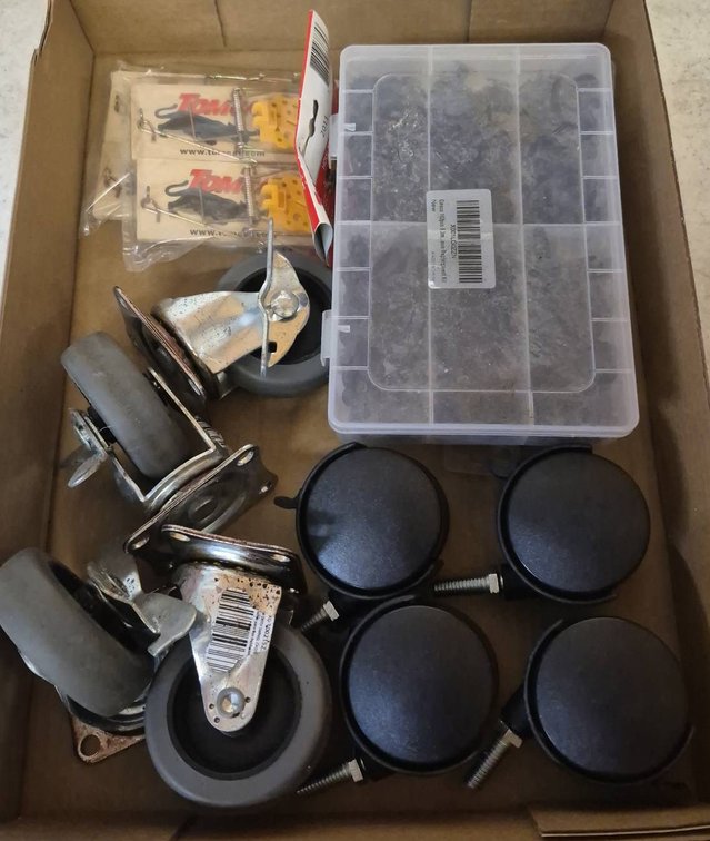 Casters, Mouse Traps and Fastener Kits