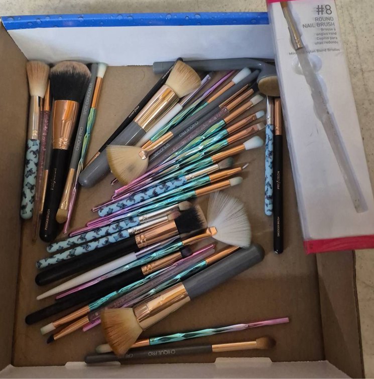 Makeup Brushes and Nailbrush Set