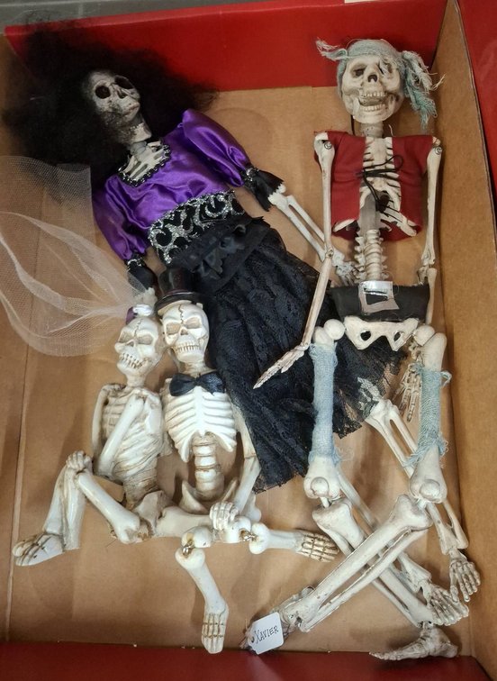 Skeleton Figurines With Costumes