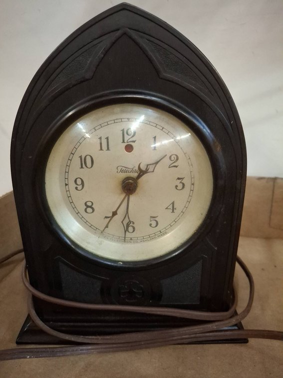 Telechron B-2 Electric Mantel Clock Ashland MA
