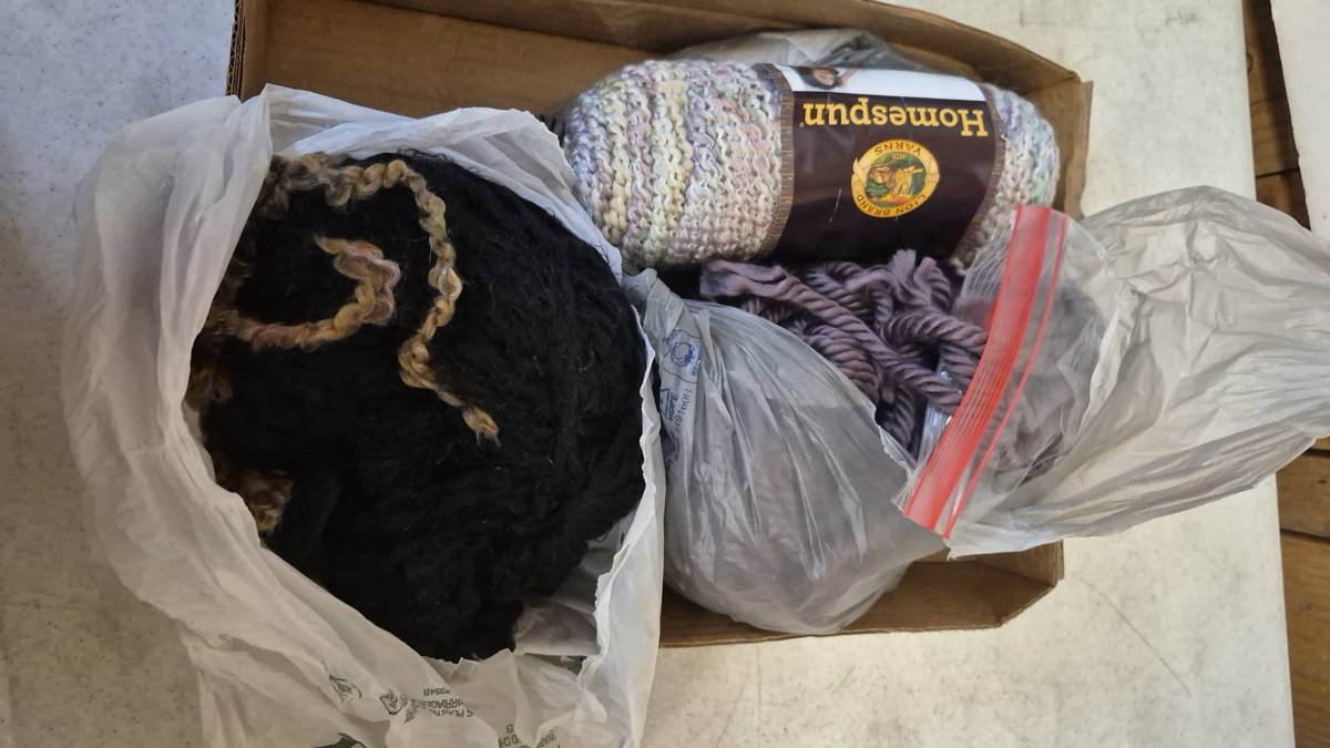 Lion Brand & Mixed Yarn Skeins