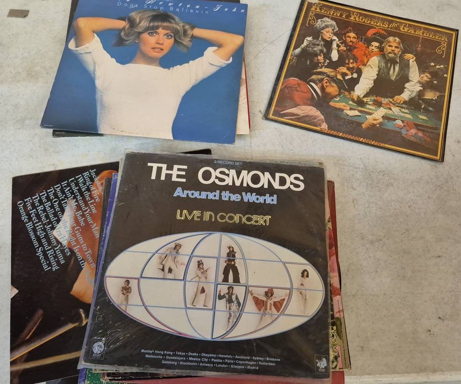 Vinyl LP Records Lot, 1970s-1980s