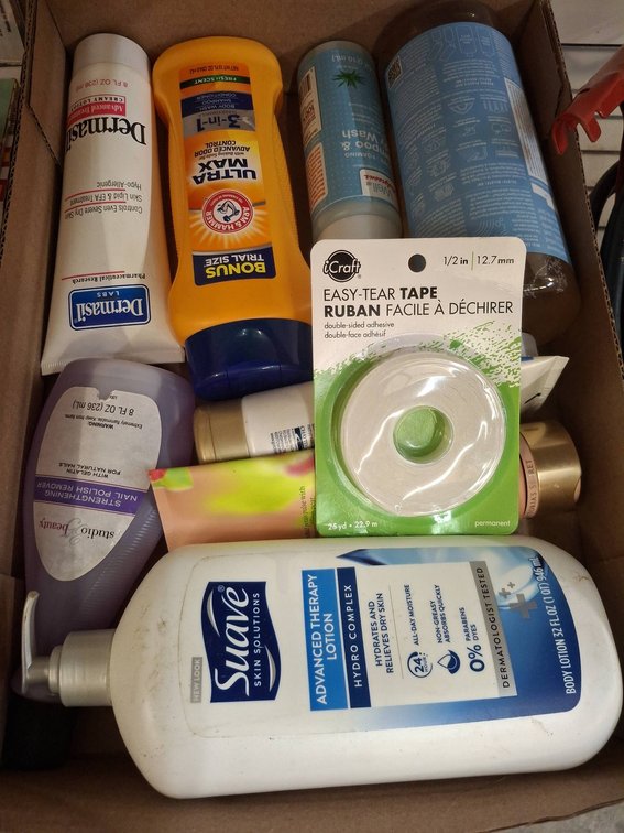 Lot Assorted Personal Care and Bath Items