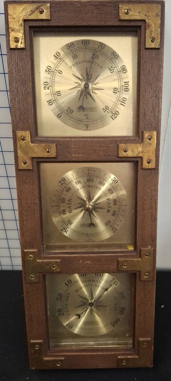 Springfield Weather Station Thermometer Set 8x20x2