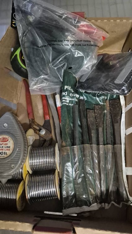 Hand Tools and Solder Spools Lot