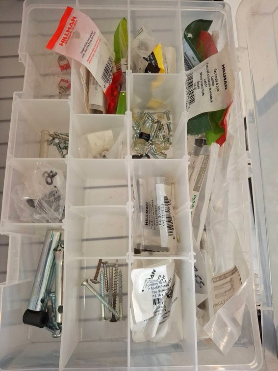 Plano Compartment Box With Fasteners and Hardware