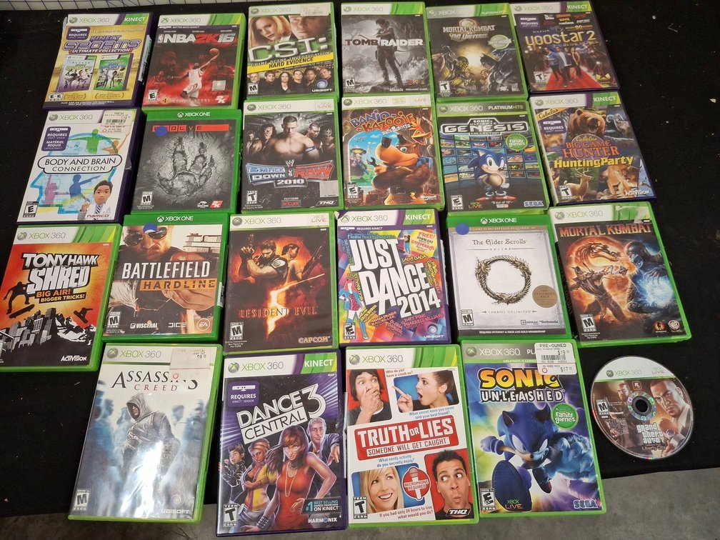Xbox 360 & Xbox One Video Game Lot Games