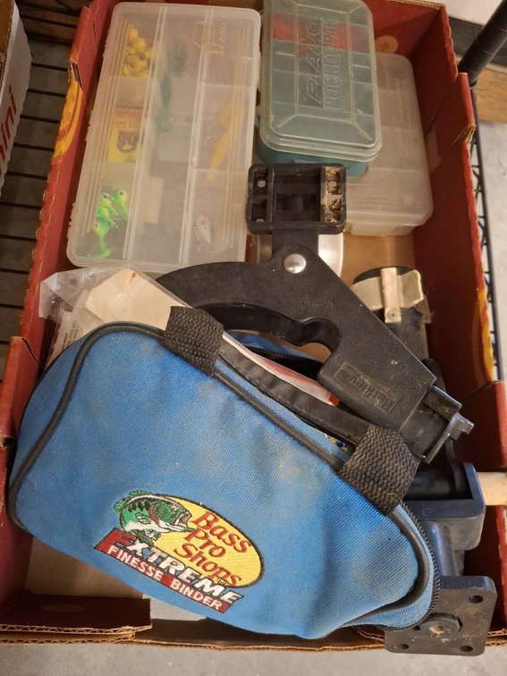 Fishing Tackle Box Lot With Lures & Cases
