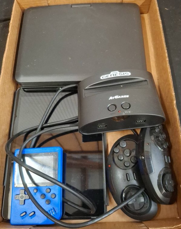 Game Console Lot: AtGames Sega, Insignia DVD