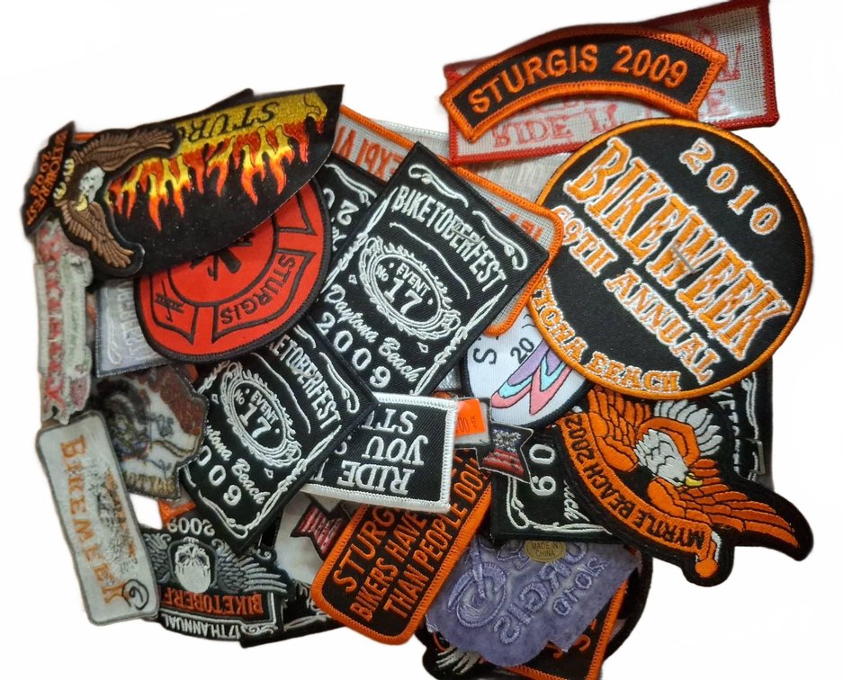 Biker Event Embroidered Patches