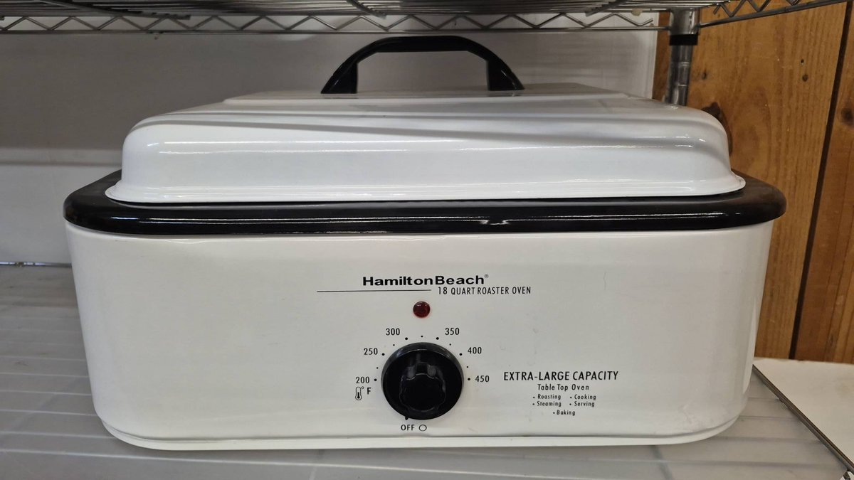 Hamilton Beach 18 Qt Roaster Oven Large White