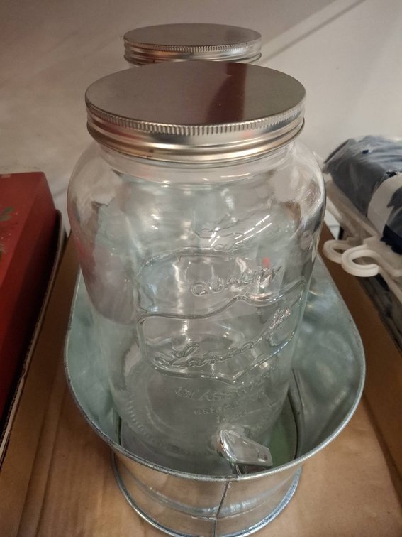 Lancaster Glass Drink Dispenser with Spigot