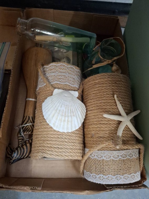 Nautical Decor Lot With Framed Photo