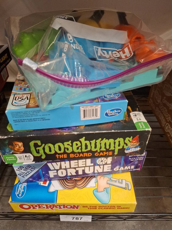 Board Game Lot, Hasbro Goosebumps Operation