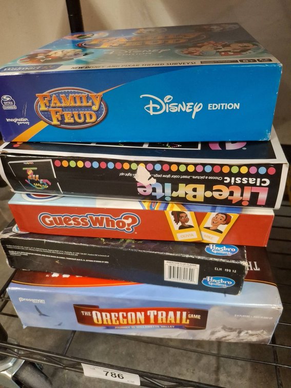 Board Game Lot: Family Feud, Guess Who, More