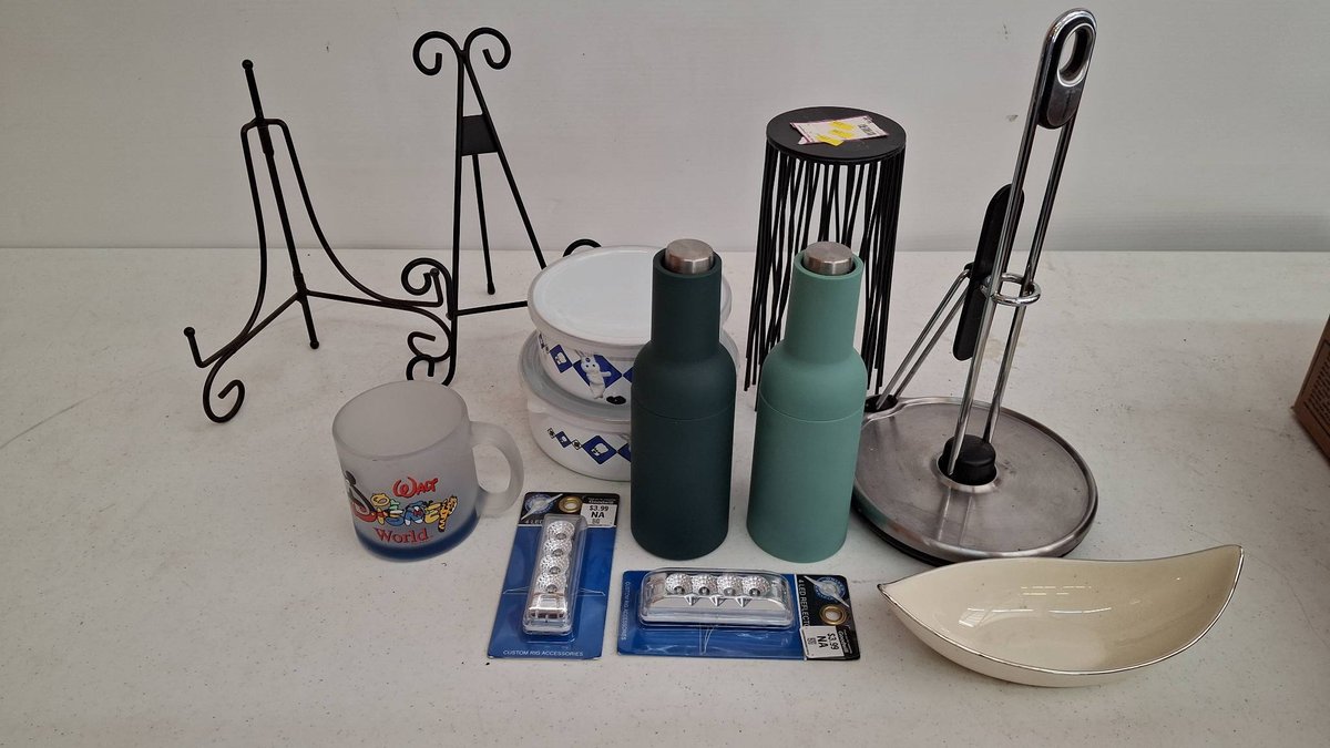Kitchenware and Household Items Lot