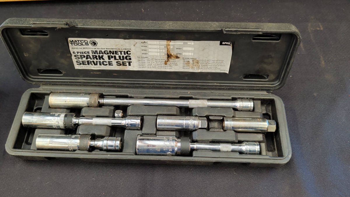 Matco Tools 6 Pc Magnetic Spark Plug Service Set