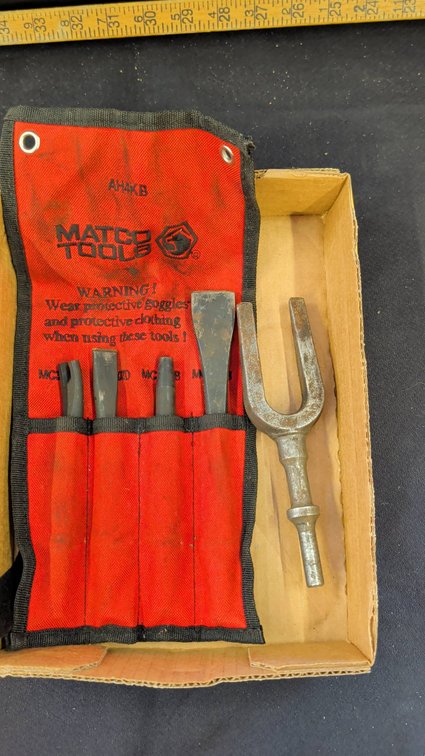 Matco Tools AH4KB Chisel and Fork Set